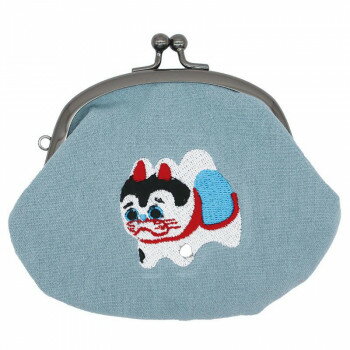 C, D, T, R, W - 大西賢製販 Ripple×tottua 3.3寸がま口財布 刺繍 犬張り子 GA15W-SS03【メーカー直送：代金引換不可：同梱不可】【北海道・沖縄・離島は配達不可】