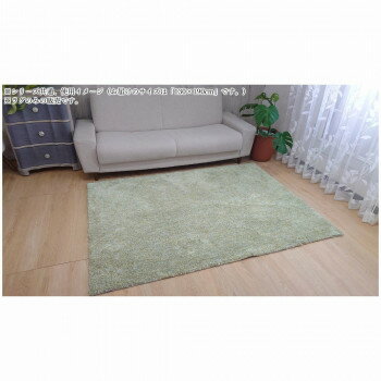 ラグ　Puffy　パフィ Green　グリーン 130×190【メーカー直送：代金引換不可：同梱不可】【北海道・沖縄・離島は配達不可】