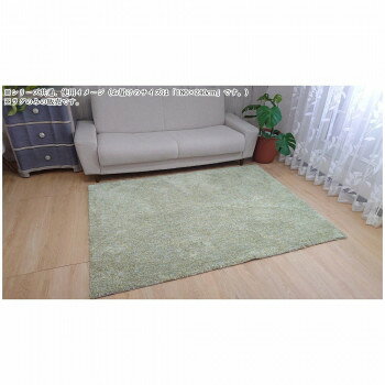 ラグ　Puffy　パフィ Green　グリーン 180×240【メーカー直送：代金引換不可：同梱不可】【北海道・沖縄・離島は配達不可】