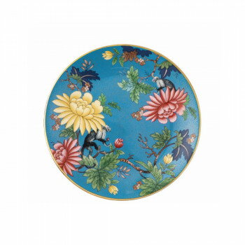 (B) ウェッジウッド ワンダーラスト サファイア ガーデン 20cm プレート 1057263【メーカー直送：代金引換不可：同梱不可】【北海道・沖縄・離島は配達不可】