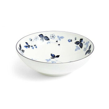 (B) Wedgwood ウェッジウッド ストロベリー インクブルー ボウル18cm 1072189【メーカー直送：代金引換不可：同梱不可】【北海道・沖縄・離島は配達不可】
