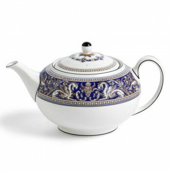 (B) Wedgwood　ウェッジウッド 　フロレンティーン マリン ティーポット　1076508【メーカー直送：代金引換不可：同梱不可】【北海道・沖縄・離島は配達不可】