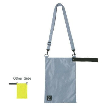 KAKSI(カクシ) ショルダーエコバッグ Sサイズ グレー×イエロー SN00082【メーカー直送：代金引換不可：同梱不可】【北海道・沖縄・離島は配達不可】