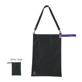 KAKSI(カクシ) ショルダーエコバッグ Lサイズ ブラック×ブラック SN00084【メーカー直送：代金引換不可：同梱不可】【北海道・沖縄・離島は配達不可】