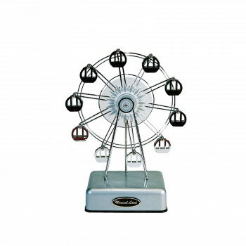 イシグロ オルゴール 観覧車 シルバー 12720【メーカー直送：代金引換不可：同梱不可】【北海道・沖縄・離島は配達不可】