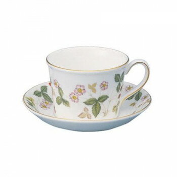 （B） ウェッジウッド ワイスト ティーカップ＆ソーサー(デルフィ) 1053375【メーカー直送：代金引換不可：同梱不可】【北海道・沖縄・離島は配達不可】