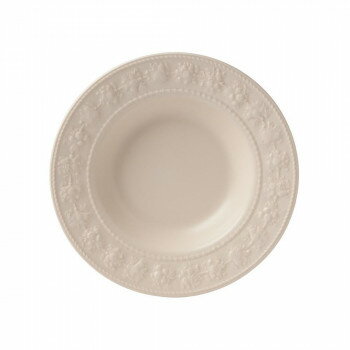 （B） ウェッジウッド フェスティビティ アイボリー スーププレート23CM 58951101055【メーカー直送：代金引換不可：同梱不可】【北海道・沖縄・離島は配達不可】