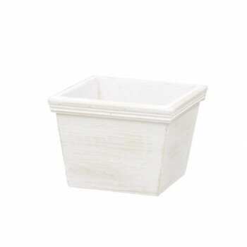 大橋新治商店 ウッドプランター ホワイト D3.5 63-403【メーカー直送：代金引換不可：同梱不可】【北海..