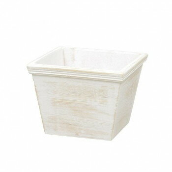 大橋新治商店 ウッドプランター ホワイト D4 63-404【メーカー直送：代金引換不可：同梱不可】【北海道..