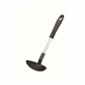 田辺金具 抗菌耐熱お玉 ブラック【メーカー直送：代金引換不可：同梱不可】【北海道・沖縄・離島は配達不可】