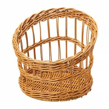 萬洋(まんよう) 樹脂フランスパンスタンド丸(茶・小) 91-106B【メーカー直送：代金引換不可：同梱不可..