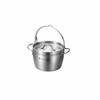 燕熟の技 クローバー 3LAYERS ダッチオーブン15cm(6インチ) ツル付き EJSA-1500【メーカー直送：代金引換不可：同梱不可】【北海道・沖縄・離島は配達不可】