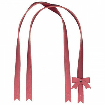 ※パッケージ、デザイン等は予告なく変更される場合があります。※画像はイメージです。商品タイトルと一致しない場合があります。ショルダータイプの持ち手です。リボンが可愛いアクセントになっています。注意点※手縫いの穴があいているので、手縫いで縫い付けて下さい。サイズ全長:約60cm、幅:約1.5cm個装サイズ：29.6×15.5×2.0cm重量個装重量：54g素材・材質合成皮革生産国日本広告文責:株式会社ホームセンターセブンTEL:0978-33-2811※パッケージ、デザイン等は予告なく変更される場合があります。※画像はイメージです。商品タイトルと一致しない場合があります。fk094igrjs