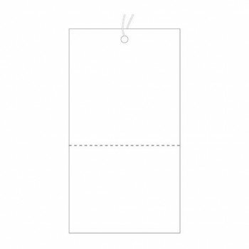 タカ印　提札 四角型 白無地 ミシン入　18-81　500枚【メーカー直送：代金引換不可：同梱不可】【北海道・沖縄・離島は配達不可】