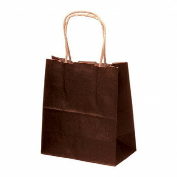 タカ印 手提げ袋 ココア 180×100×210 25P 50-5915 25枚【メーカー直送：代金引換不可：同梱不可】【北海道・沖縄・離島は配達不可】