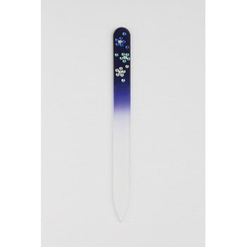 チェコ製ガラス爪ヤスリ 2020M-青 2020M-青【メーカー直送：代金引換不可：同梱不可】【北海道・沖縄・離島は配達不可】