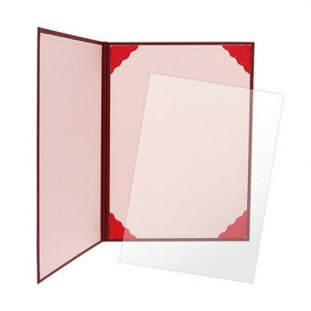 タカ印 証書ファイル A4 レザー調 濃緋紅 10-6000【メーカー直送：代金引換不可：同梱不可】【北海道・沖縄・離島は配達不可】