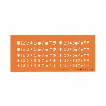 バンコ テンプレート L-4 10004【メーカー直送：代金引換不可：同梱不可】【北海道・沖縄・離島は配達不可】