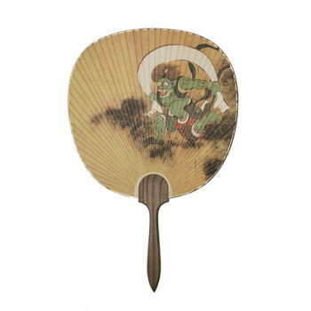 日本製(MADE IN JAPAN) うちわ 風神雷神 風神 2224【メーカー直送：代金引換不可：同梱不可】【北海道・沖縄・離島は配達不可】