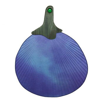 日本製(MADE IN JAPAN) やさいうちわ 賀茂なす RF-101【メーカー直送：代金引換不可：同梱不可】【北海道・沖縄・離島は配達不可】