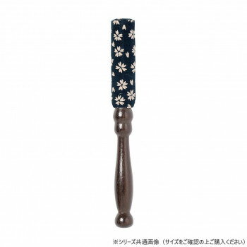 Buddhist Altar Ritual Articles - 印伝調りん棒 5.0寸 小桜 黒 59735000i3032【メーカー直送：代金引換不可：同梱不可】【北海道・沖縄・離島は配達不可】