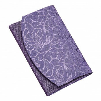 ローズジャガード念珠入れ ラベンダー 747000J800042【メーカー直送：代金引換不可：同梱不可】【北海..