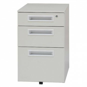 井上金庫販売 オフィス用 3段ワゴン ニューグレー GSWシリーズ GSW-3 N【メーカー直送：代金引換不可：同梱不可】【北海道・沖縄・離島は配達不可】