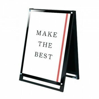 TOKISEI 常磐精工 ブラックポスター用スタンド看板 A1ロウ両面ブラック BPSSK-A1LRB【メーカー直送：代金引換不可：同梱不可】【北海道・沖縄・離島は配達不可】