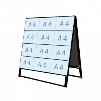 TOKISEI 常磐精工 ブラックカードケーススタンド看板 A4横24両面 BCCSK-A4Y24R【メーカー直送：代金引換不可：同梱不可】【北海道・沖縄・離島は配達不可】