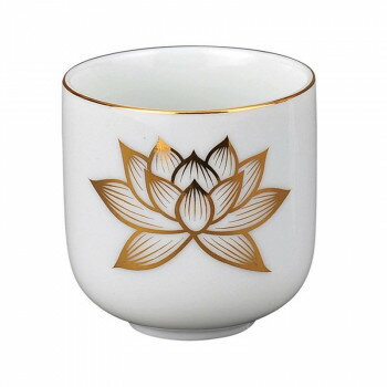 Buddhist Instruments - 茶湯器 陶器製 大 白金ハス 5110870091072【メーカー直送：代金引換不可：同梱不可】【北海道・沖縄・離島は配達不可】