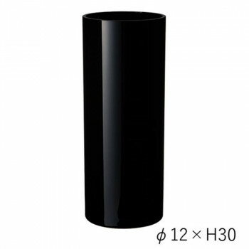 PVシリンダーBK φ12xH30 2300036BK【メーカー直送：代金引換不可：同梱不可】【北海道・沖縄・離島は配達不可】