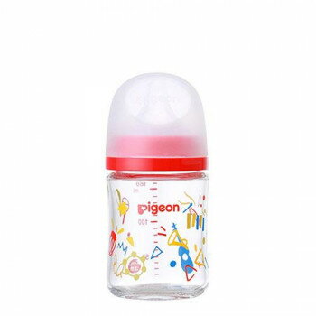 Pigeon(ピジョン) 母乳実感哺乳びん 160ml ガラス Music 412579【メーカー直送：代金引換不可：同梱不..
