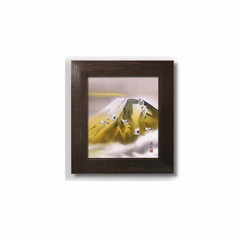 伊藤渓山 色紙額(スタンド付) 113593・金富士【メーカー直送：代金引換不可：同梱不可】【北海道・沖縄・離島は配達不可】