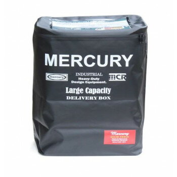 マーキュリー ウォータープルーフ デリバリーボックス ブラック ME049810【メーカー直送：代金引換不可..