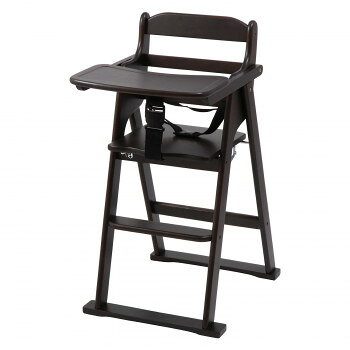 不二貿易 C/D:17633 木製折り畳みベビーチェアー BR (17333) BHC500【メーカー直送：代金引換不可：同梱不可】【北海道・沖縄・離島は配達不可】