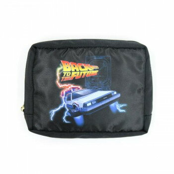 アンブリン グラフィックスクエアポーチ バック・トゥ・ザ・フューチャー BTTF FIL092【メーカー直送：代金引換不可：同梱不可】【北海道・沖縄・離島は配達不可】