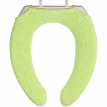 カキウチ SELECT JUST FIT トイレ便座カバーU型 グリーン U型【メーカー直送：代金引換不可：同梱不可..