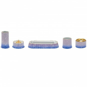 ANGERS アンジェ II 5点セット 有田焼 さくら バイオレット/ブルー 32S400q500072【メーカー直送：代金引換不可：同梱不可】【北海道・沖縄・離島は配達不可】