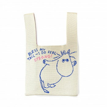 Tote Bag Type - ムーミン MOOMIN ニットマルシェバッグ ムーミン MMN005【メーカー直送：代金引換不可：同梱不可】【北海道・沖縄・離島は配達不可】
