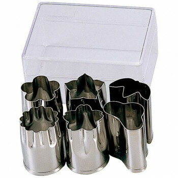 タイガークラウン Pケース入 野菜抜型 6P 大 526【メーカー直送：代金引換不可：同梱不可】【北海道・沖縄・離島は配達不可】