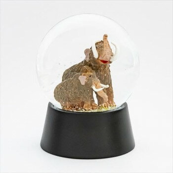 スノーグローブ 親子のマンモス MM-002【メーカー直送：代金引換不可：同梱不可】【北海道・沖縄・離島..