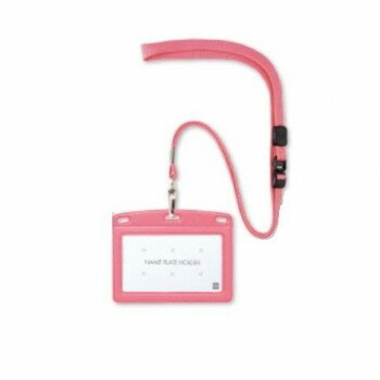 オープン工業 吊り下げ名札 レザ調ヨコ名刺 1枚 桃 N-123P-PK【メーカー直送：代金引換不可：同梱不可】【北海道・沖縄・離島は配達不可】