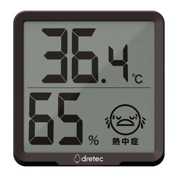 ※パッケージ、デザイン等は予告なく変更される場合があります。※画像はイメージです。商品タイトルと一致しない場合があります。フレームが細くなっているため、インテリアに馴染むデザイン。画面も大きく表示が見やすくなっています。熱中症、インフルエンザの危険度の目安を表情でお知らせする機能付きです。壁掛け用フック穴が付いているので、スタンド式と設置方法が選べます。サイズ約W72×D18×H74mm個装サイズ：3×9×15cm重量約63g(電池を含む)個装重量：78g素材・材質本体:ABS樹脂仕様表示範囲:温度(ー10.0?50.0度)、湿度(10?99%)精度:温度(0.0?40.0度:±1度、ー10.0?ー0.1度、40.1?50.0度:±2度)湿度(50?80%:±5%、20?49%、81?95%:±10%※精度範囲外の湿度は目安です。)測定間隔:約10秒使用電池:単4形乾電池×1個電池寿命:約1年付属品テスト電池×1個生産国中国広告文責:株式会社ホームセンターセブンTEL:0978-33-2811※パッケージ、デザイン等は予告なく変更される場合があります。※画像はイメージです。商品タイトルと一致しない場合があります。fk094igrjs