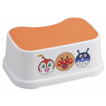 オーエスケー アンパンマン ふみ台 BA-17 ホワイト【メーカー直送：代金引換不可：同梱不可】【北海道..