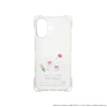 ポケットモンスター iPhone16対応 4ホールケース ワッカネズミ i38FPM07