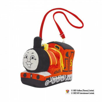 きかんしゃトーマス ぬいぐるみショルダーバッグ ジェームス 11243【メーカー直送：代金引換不可：同梱不可】【北海道・沖縄・離島は配達不可】