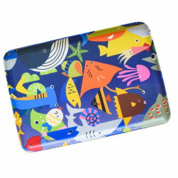 Rakuten - RiCONIC Design 布張り加工トレイ 24cm ブルー DY0015【メーカー直送：代金引換不可：同梱不可】【北海道・沖縄・離島は配達不可】