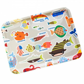 Trays - RiCONIC Design 布張り加工トレイ 39cm グレー DY0024【メーカー直送：代金引換不可：同梱不可】【北海道・沖縄・離島は配達不可】