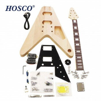 HOSCO(ホスコ) 楽器組立キット エレキギターキット FVタイプ ER-KIT-FV【メーカー直送：代金引換不可：同梱不可】【北海道・沖縄・離島は配達不可】
