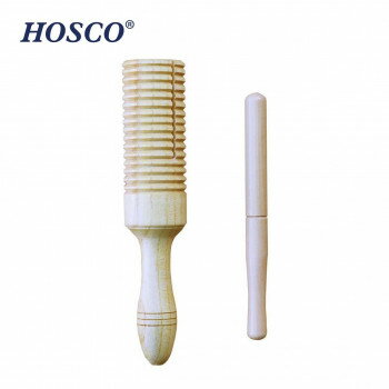 HOSCO(ホスコ) パーカッション トーンブロック ギロ付 19cm HP-TBG19【メーカー直送：代金引換不可：同梱不可】【北海道・沖縄・離島は配達不可】
